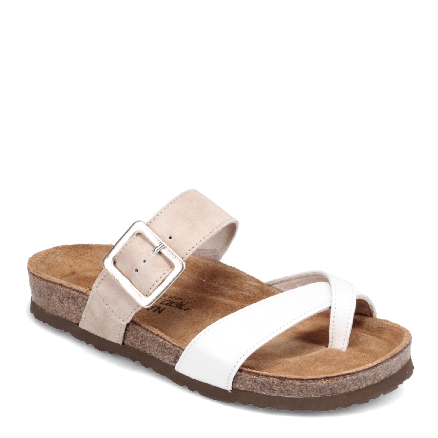 Peltz Shoes  Women's Naot Fresno Sandal WHITE 8250-WDX