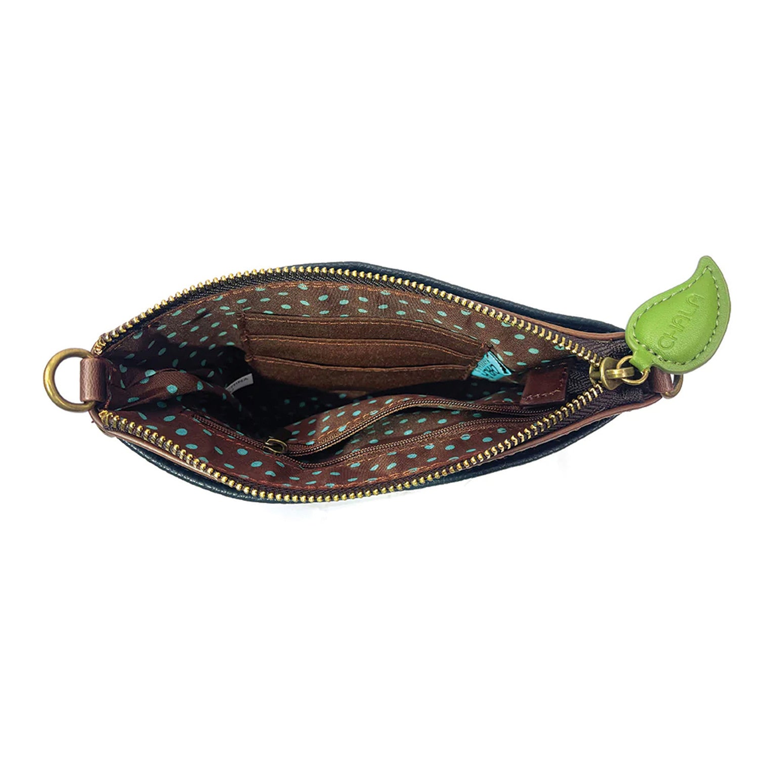 Peltz Shoes  Chala Mini Crossbody Bag Manatee 826MEA1