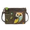 Peltz Shoes  Chala Mini Crossbody Bag Olive Stripe 826OLA7S