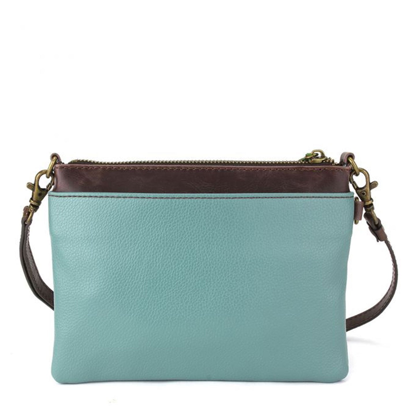 Peltz Shoes  Chala Sloth Mini Crossbody Turquoise 826SL4