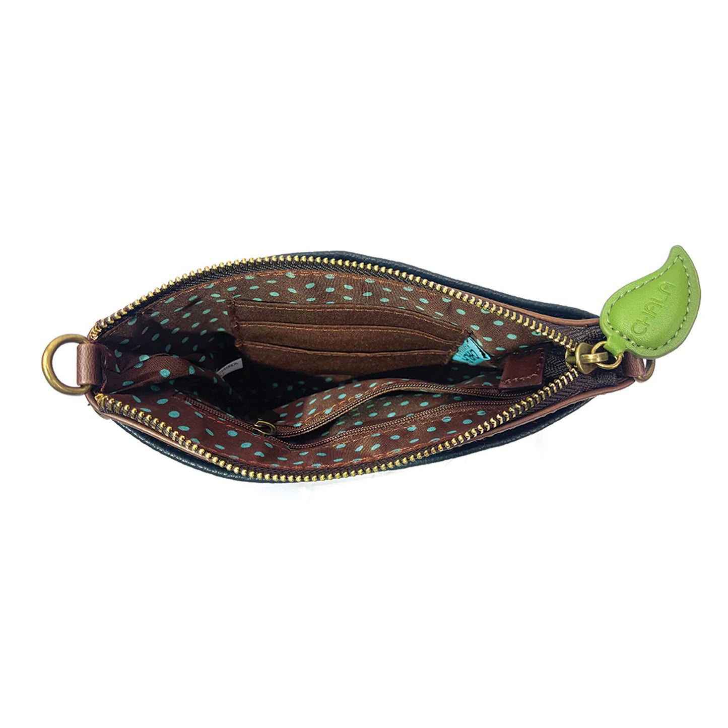 Peltz Shoes  Women's Chala Mini Crossbody Dachshund 826WD1