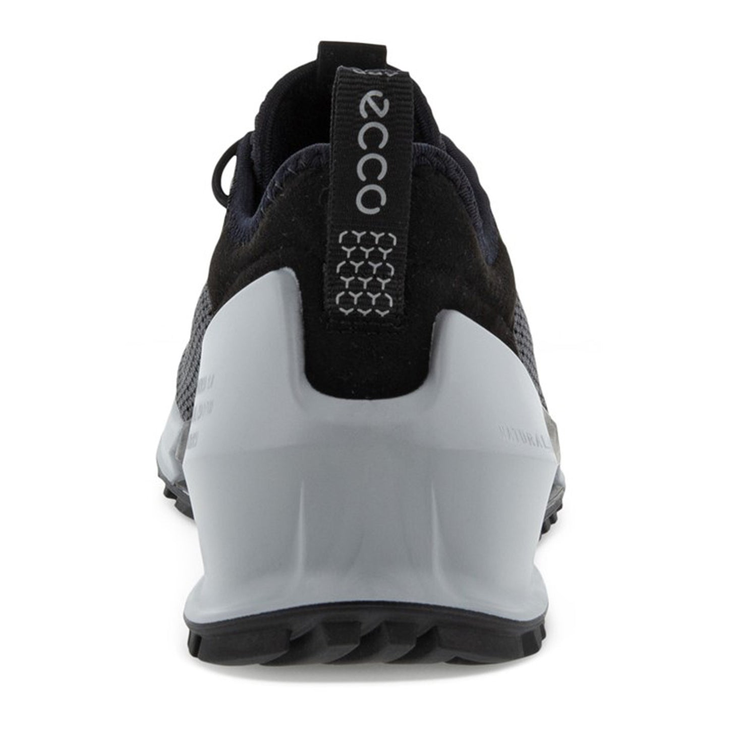 Peltz Shoes  Women's Ecco Biom 2.0 Breathru Sneaker Magnet/Black 830743-51252