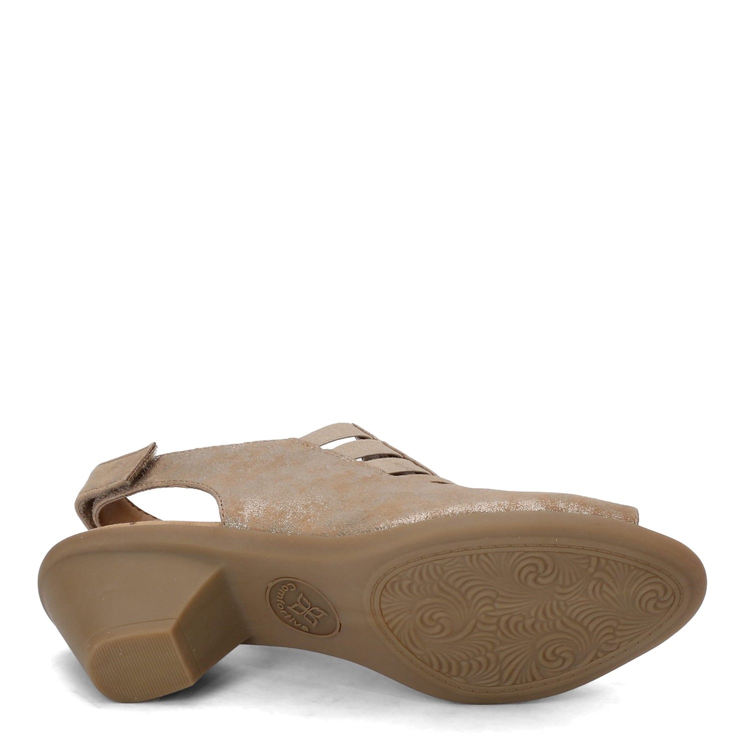 Peltz Shoes  Women's Comfortiva Faye Sandal Anthracite 8330093