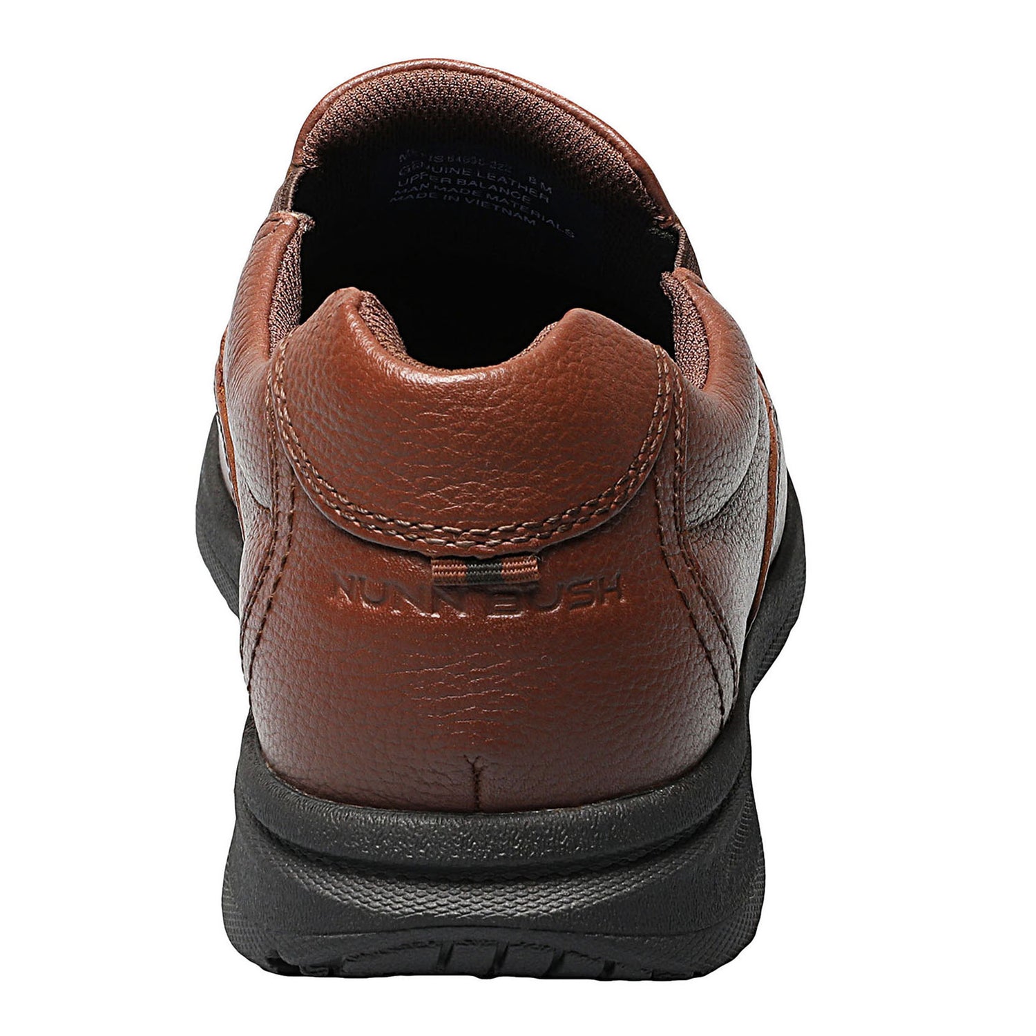 Peltz Shoes  Men's Nunn Bush Cam Moc Toe Slip On COGNAC 84696-222