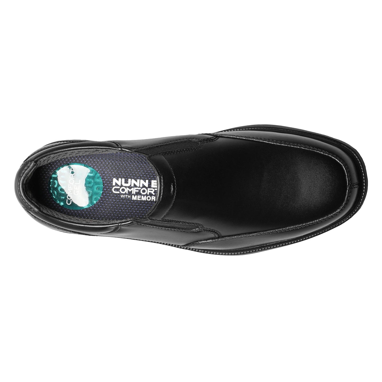 Peltz Shoes  Men's Nunn Bush Myles Slip-On BLACK 84737-001