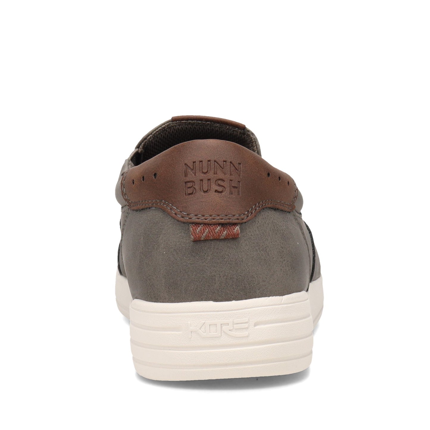 Peltz Shoes  Men's Nunn Bush Kore City Walk Slip-On Sneaker CHARCOAL 84820-013