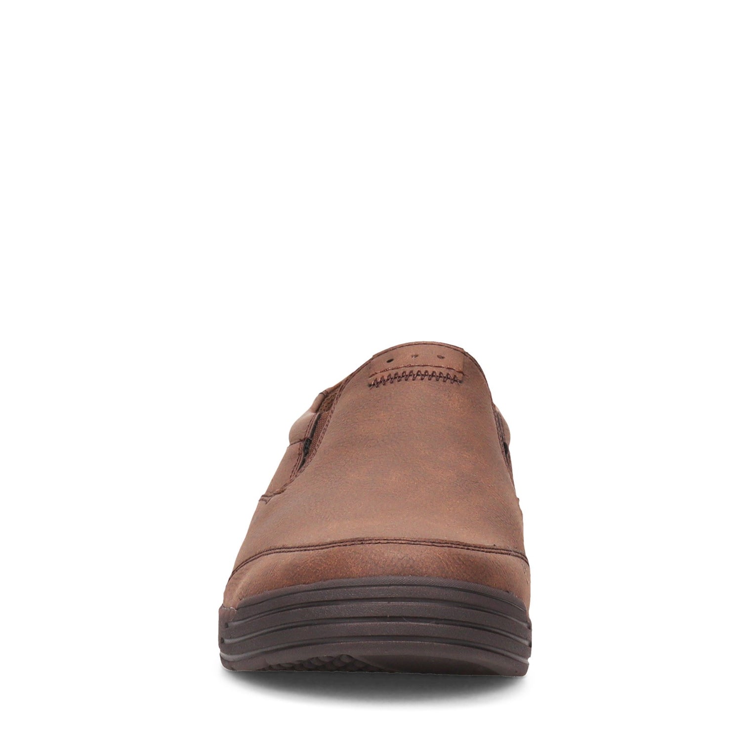 Peltz Shoes  Men's Nunn Bush Kore City Walk Slip-On Sneaker DARK BROWN 84820-201