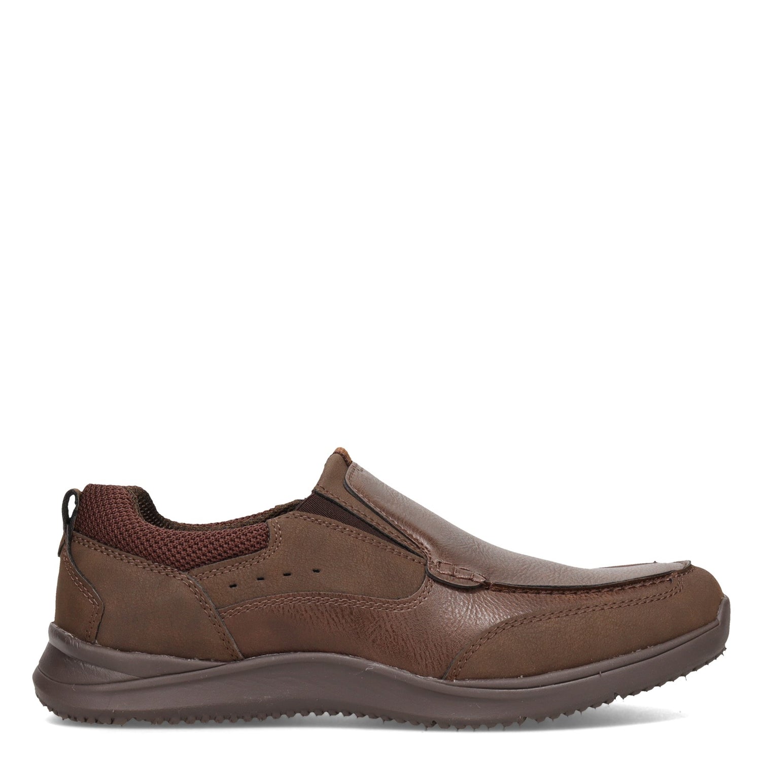 Peltz Shoes  Men's Nunn Bush Conway Slip-On DARK BROWN 84846-201