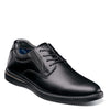 Peltz Shoes  Men's Nunn Bush Bayridge Plain Toe Oxford BLACK 84903-001