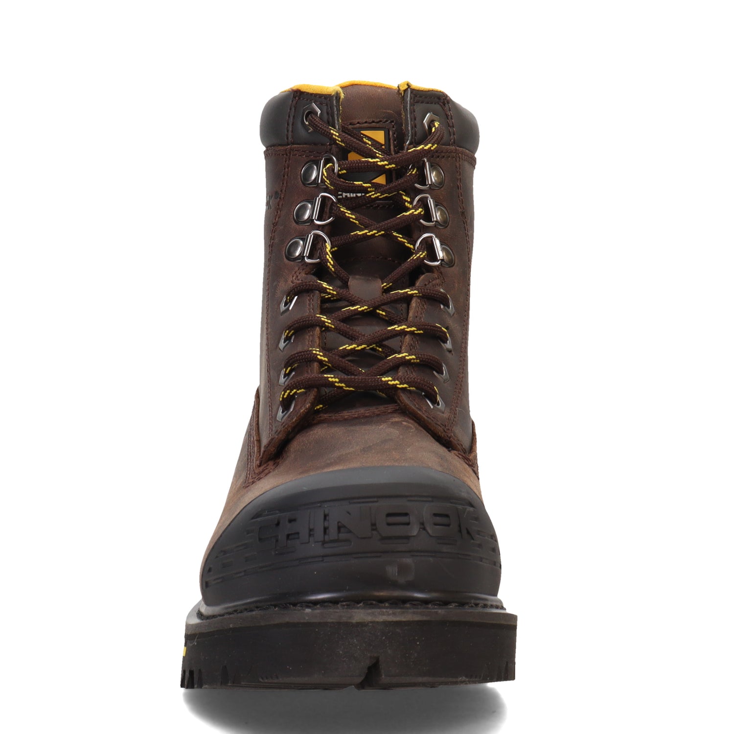 Peltz Shoes  Men's Chinook Tarantula 8in Steel Toe Boot BROWN 8490B