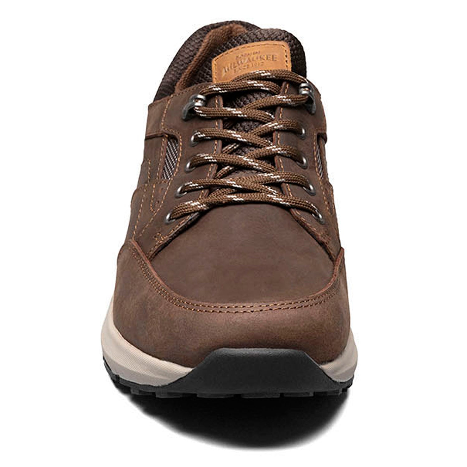 Peltz Shoes  Men's Nunn Bush Excursion Moc Toe Oxford BROWN 84936-215