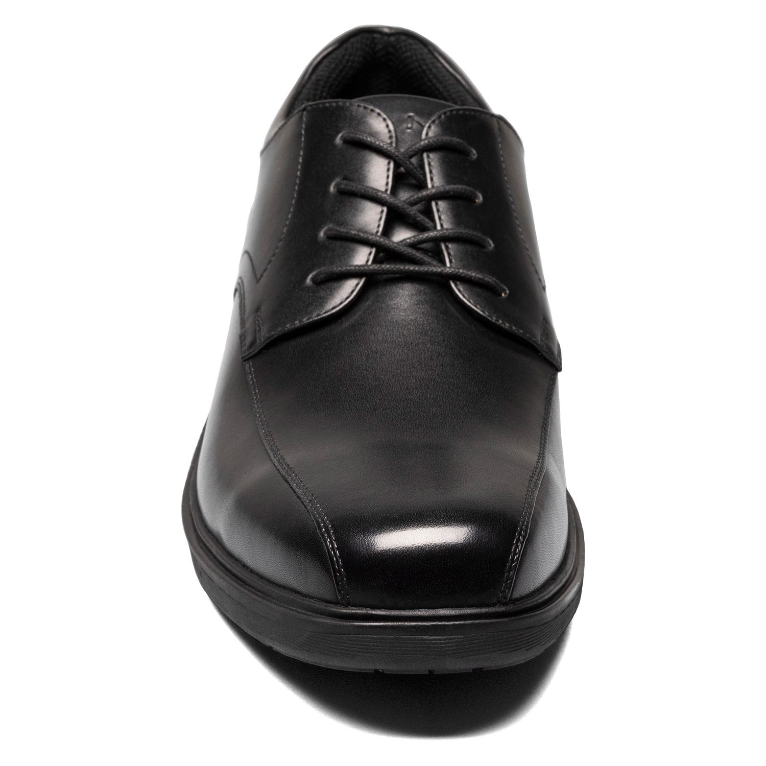 Peltz Shoes  Men's Nunn Bush KORE Pro Bike Toe Oxford BLACK 84943-001