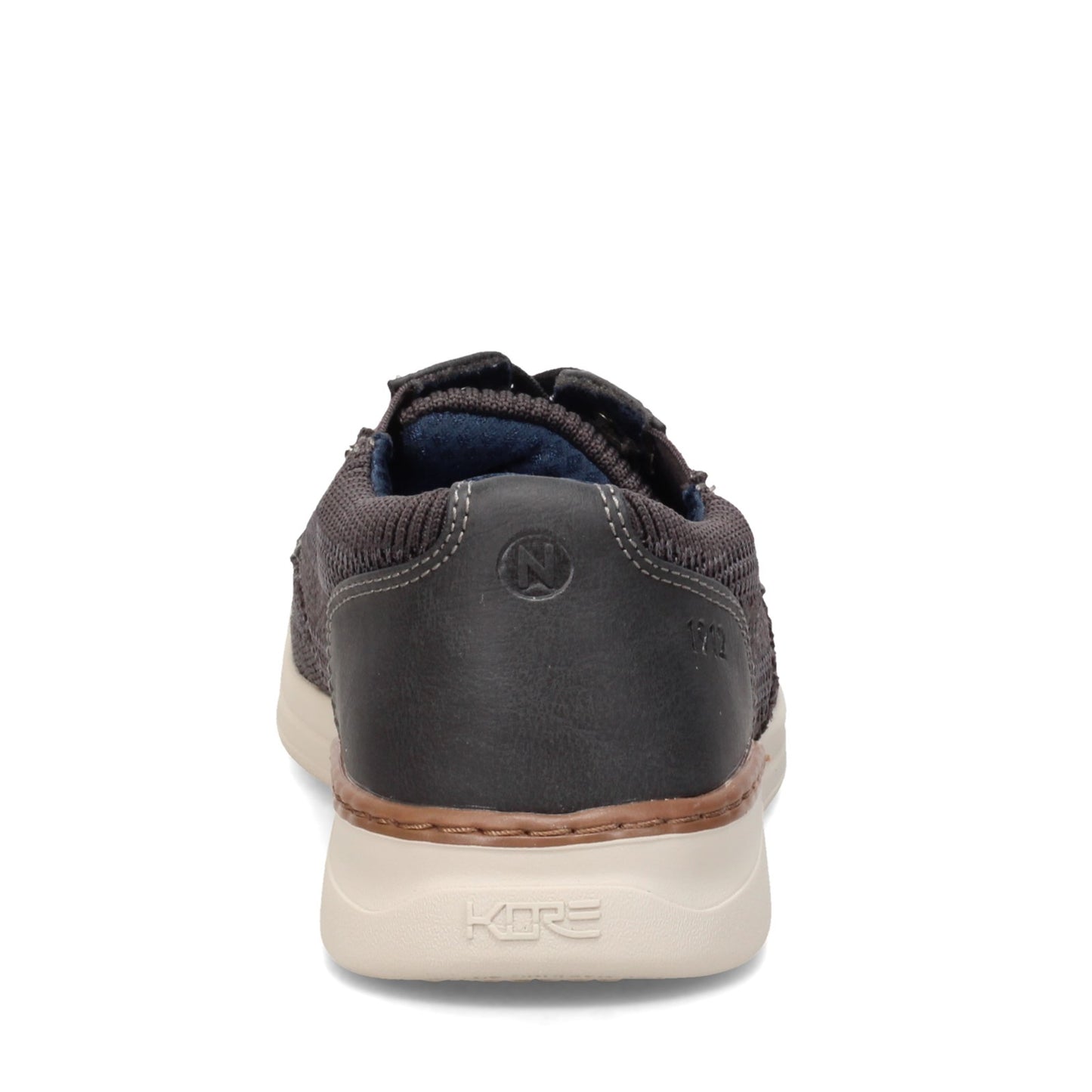 Peltz Shoes  Men's Nunn Bush Tour Knit Oxford GRAY 84969-062