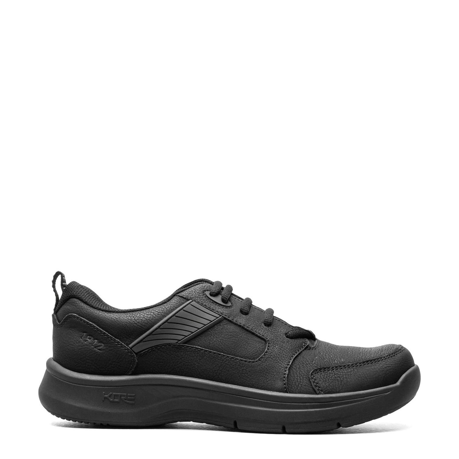 Peltz Shoes  Men's Nunn Bush KORE Elevate Moc Toe Oxford BLACK 85017-001