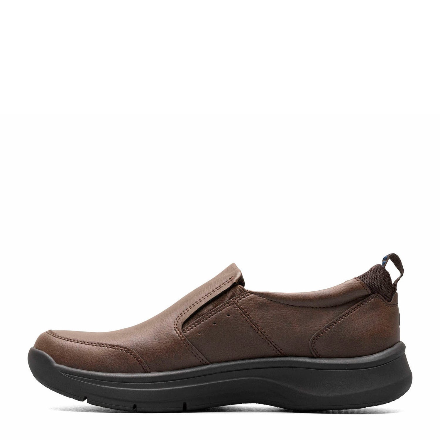 Peltz Shoes  Men's Nunn Bush KORE Elevate Moc Toe Slip-On BROWN 85018-201