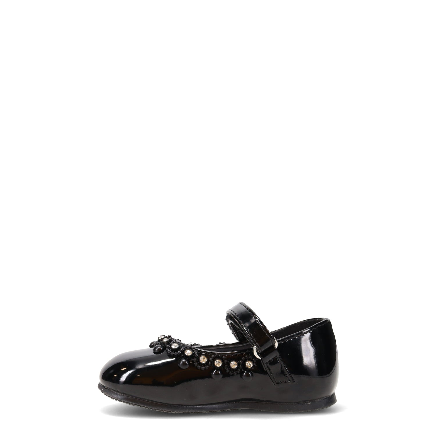 Peltz Shoes  Girl's Josmo Patent Mary Jane - Infant & Toddler BLACK PATENT 85099J-BLK