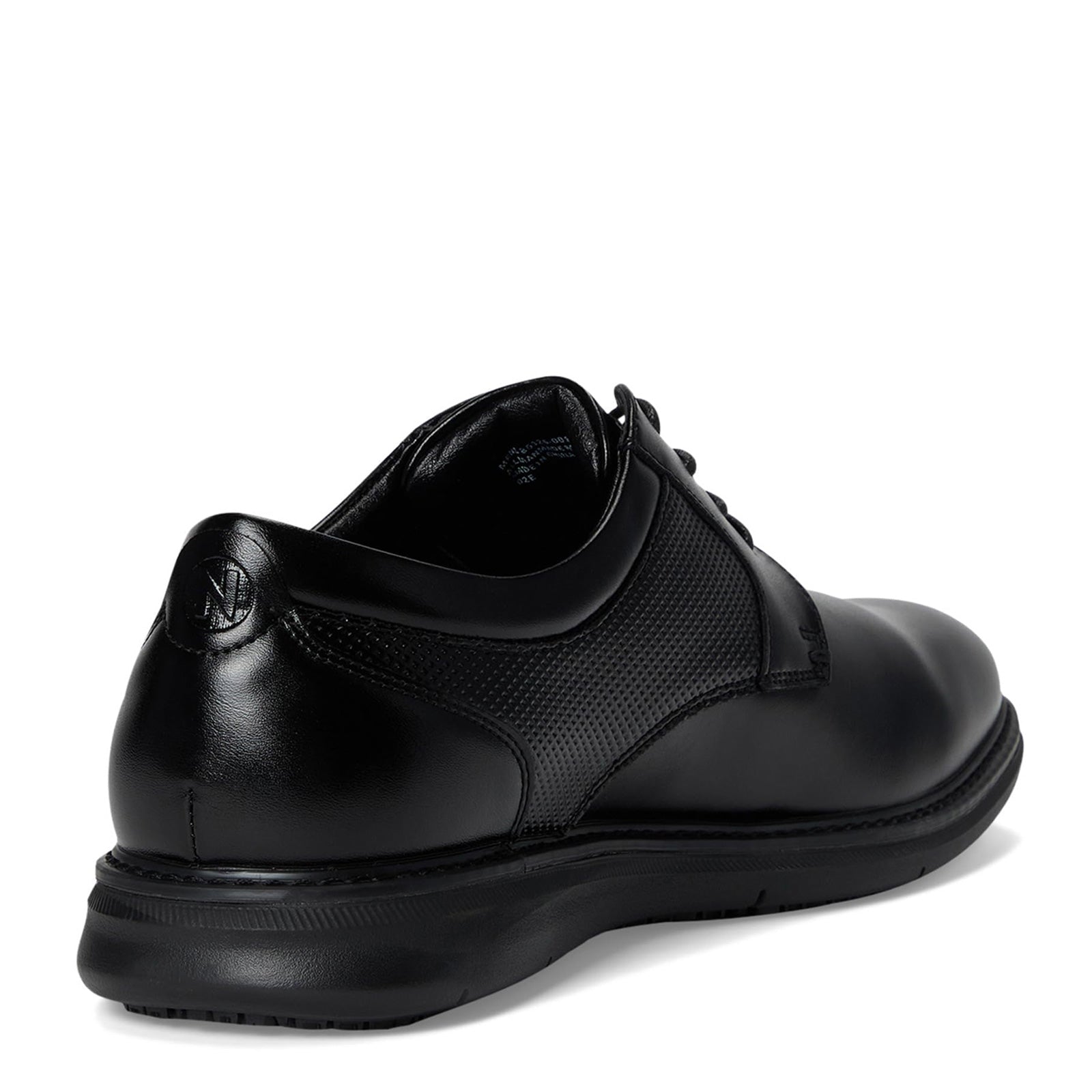 Nunn Bush Chase Work Men's Plain Toe Oxford Shoes, Size: 10 Wide, Black