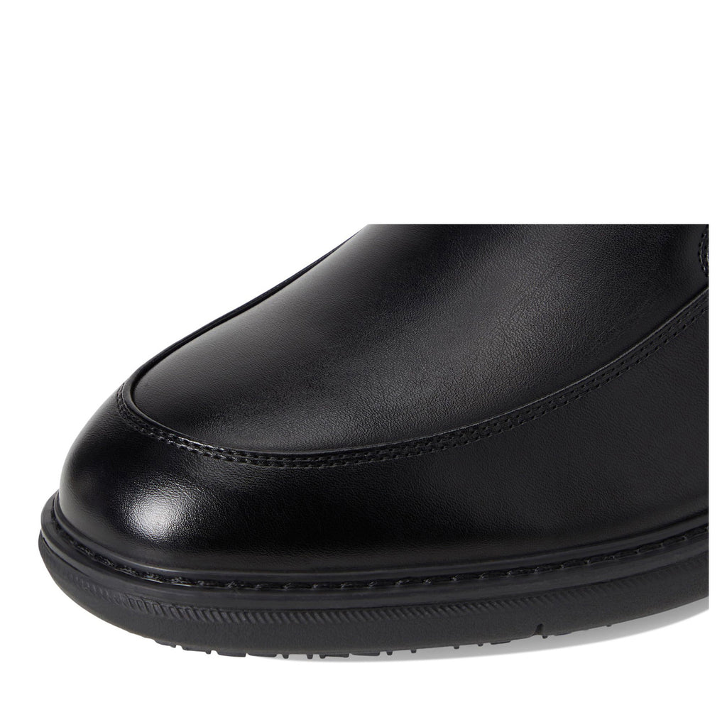 Men's Nunn Bush Chase Work Moc Toe Slip-On BLACK 85127-001