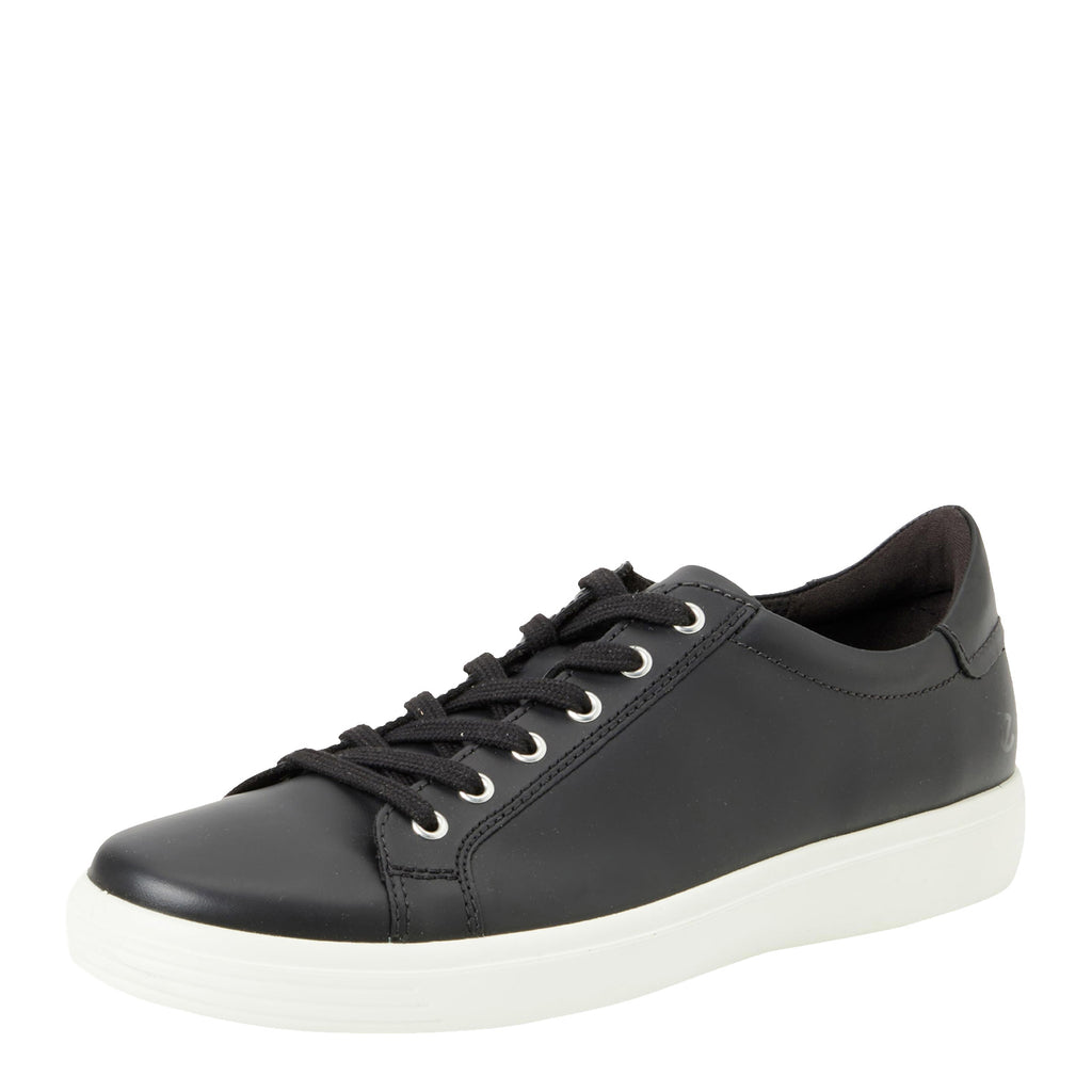 Men's Ecco Soft Classic Sneaker BLACK 857664-01001