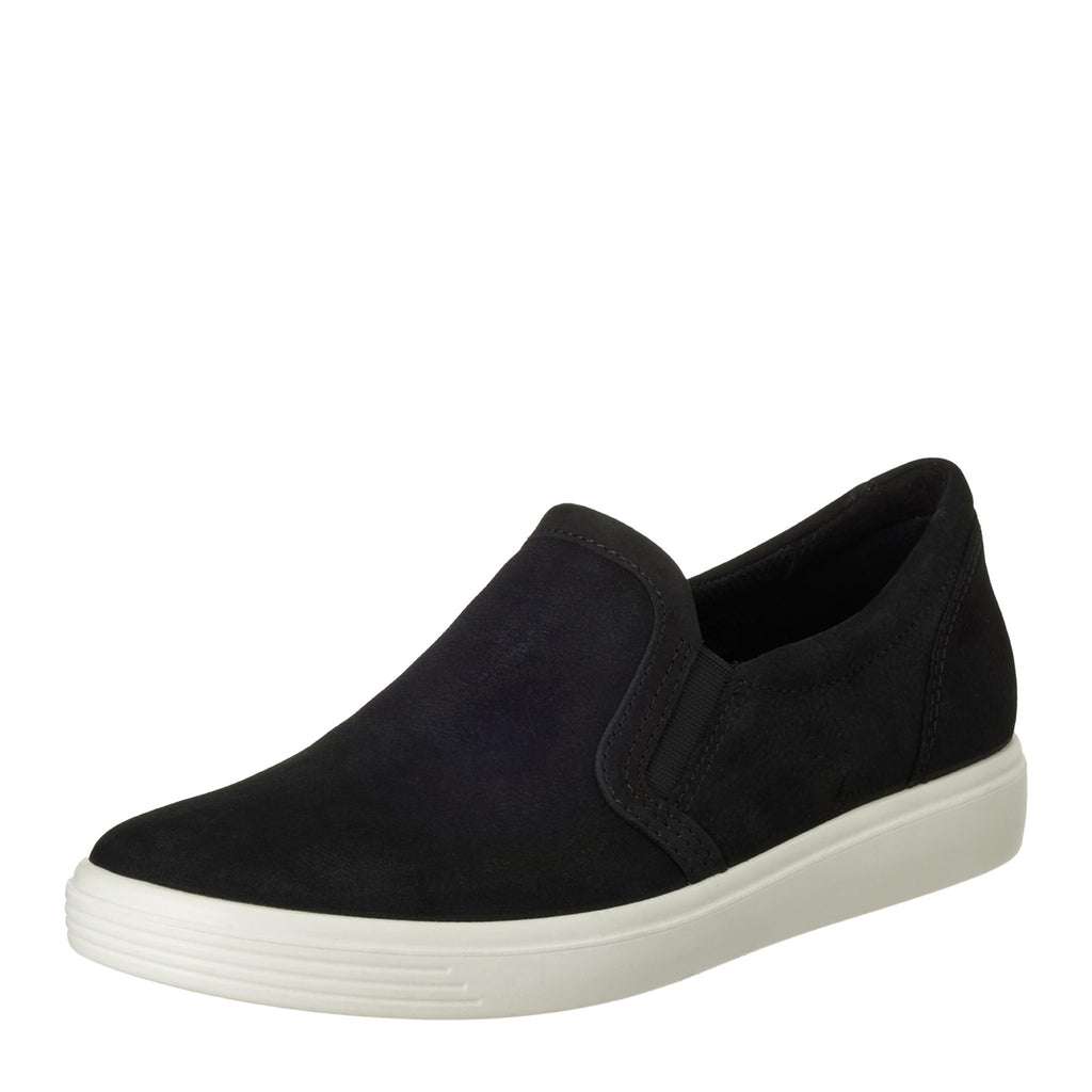 Women's Ecco Soft Classic Slip-On Sneaker BLACK 857733-02001