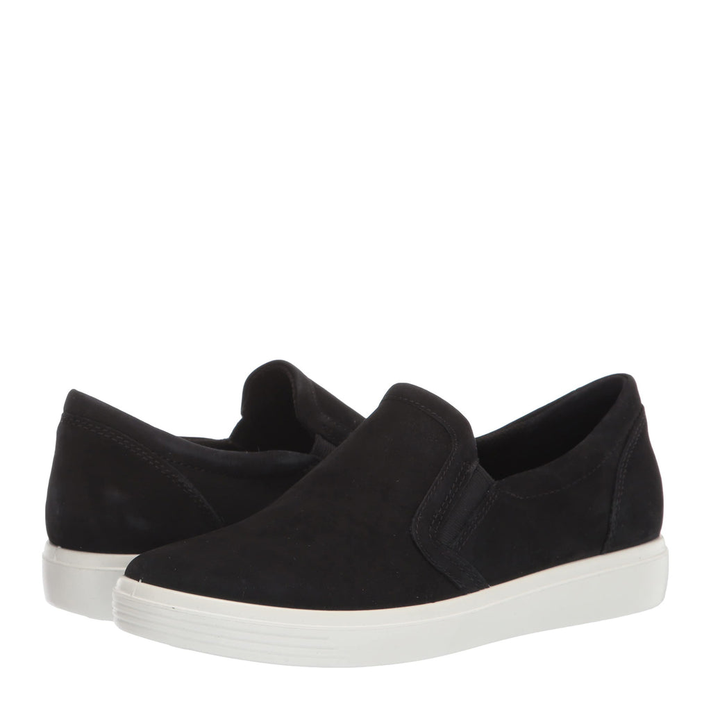 Women's Ecco Soft Classic Slip-On Sneaker BLACK 857733-02001