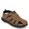 Peltz Shoes  Men's Dockers Searose Sandal DARK TAN 90-21372