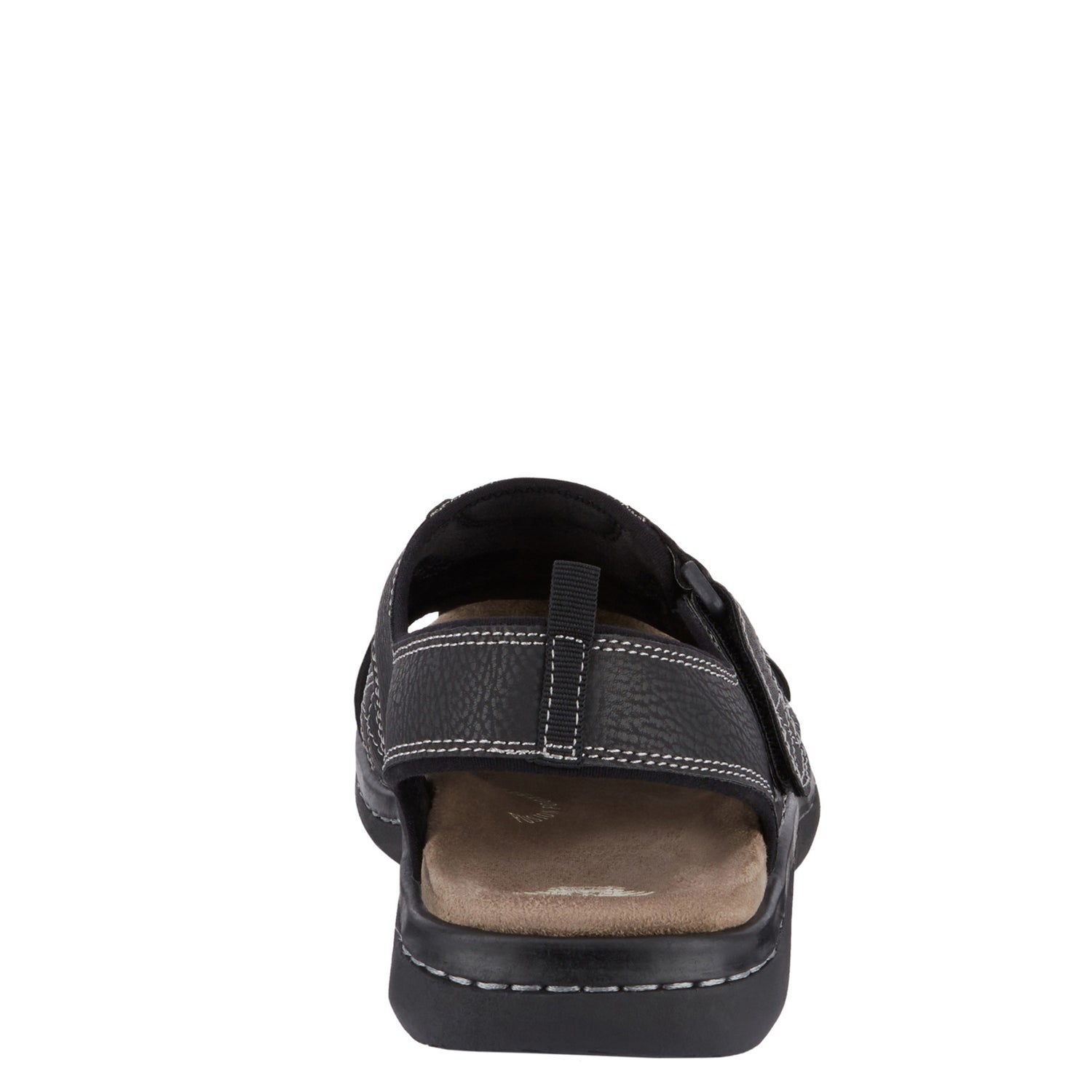 Peltz Shoes  Men's Dockers Searose Sporty Sandal BLACK 90-21374