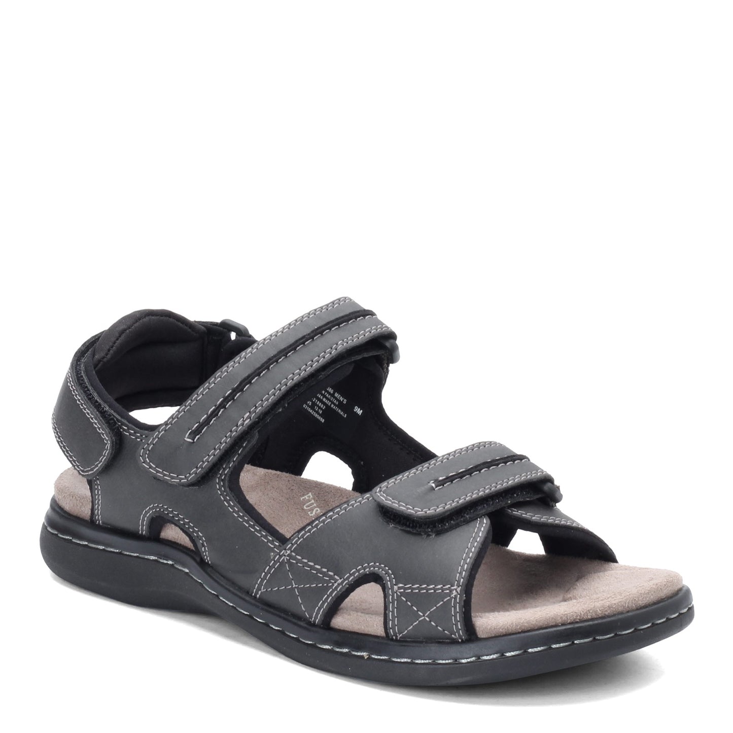 Peltz Shoes  Men's Dockers Newpage Sandal GRAY 90-21386
