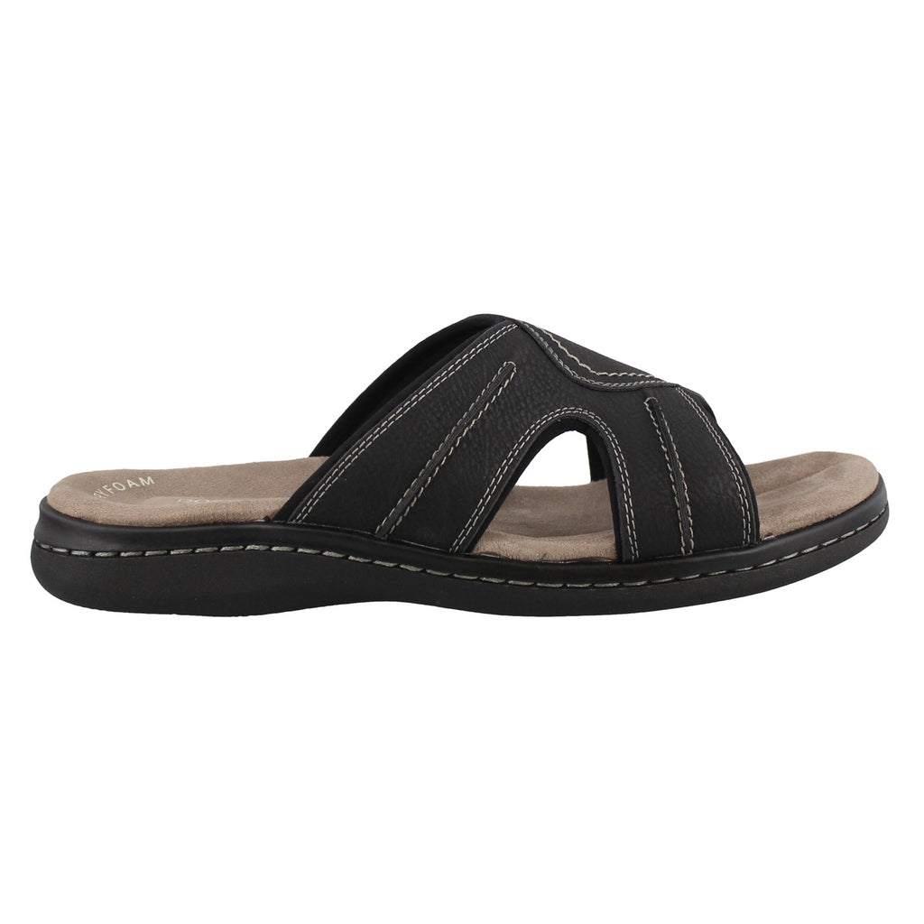 [POS] Men's Dockers Sunland Slide Sandal BLACK 90-21394-POS