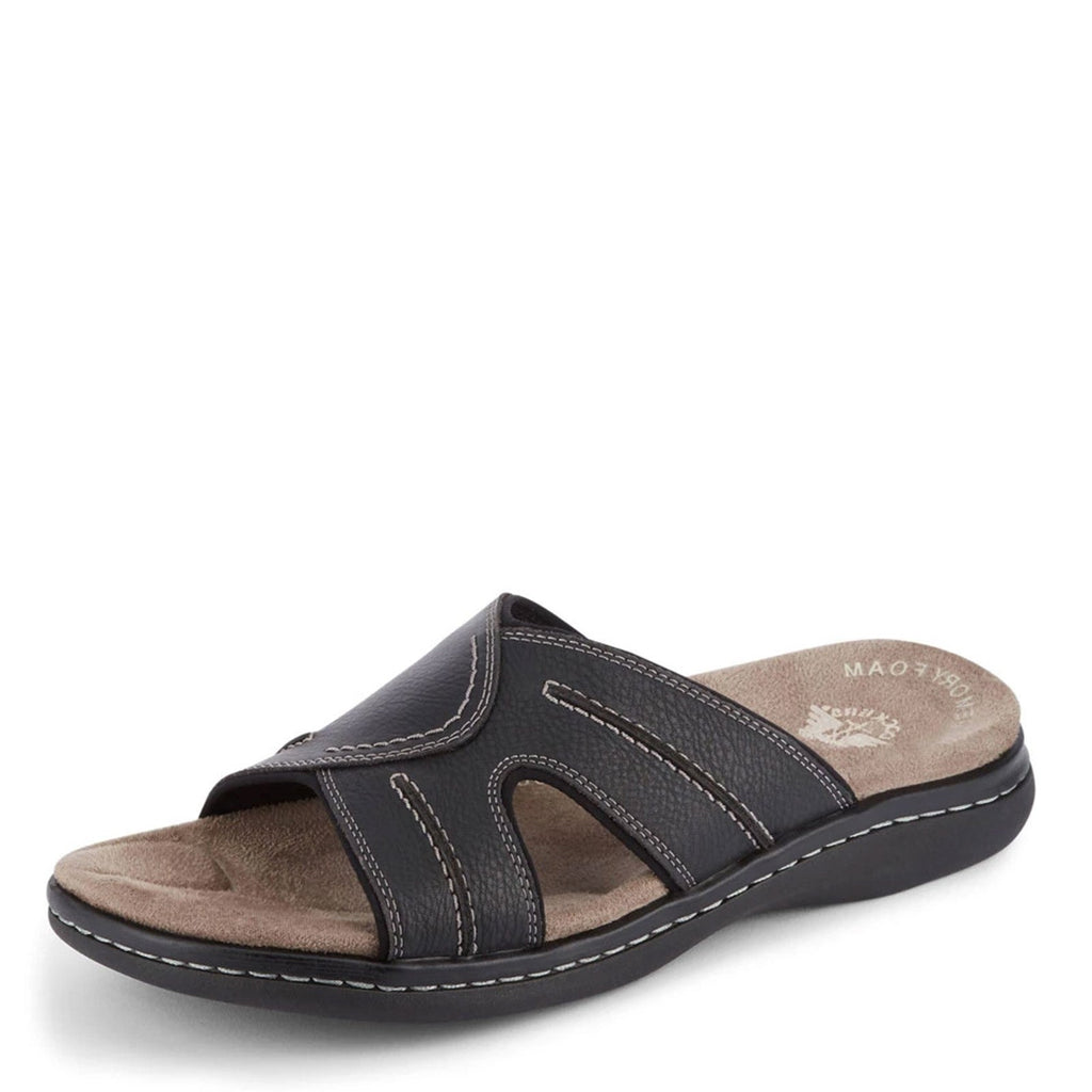 [POS] Men's Dockers Sunland Slide Sandal BLACK 90-21394-POS
