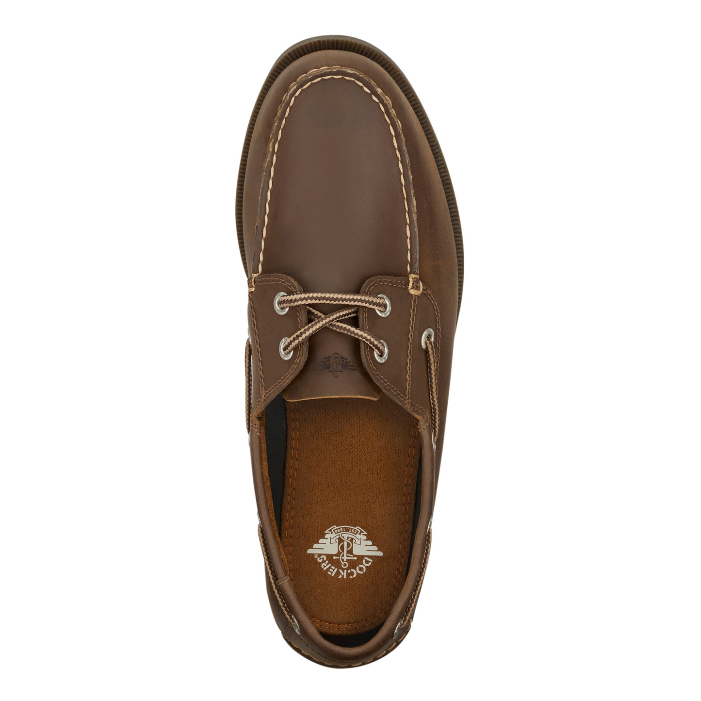 Peltz Shoes  Men's Dockers Vargas Boat Shoe RUST 90-30406
