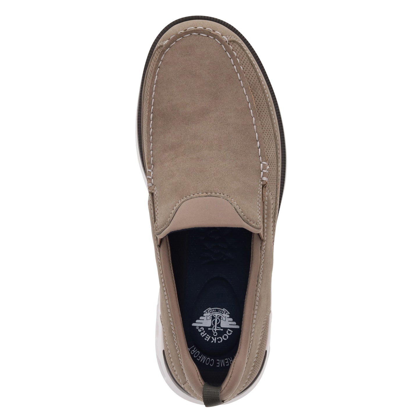 Peltz Shoes  Men's Dockers Sullivan Slip-On Taupe 90-35431