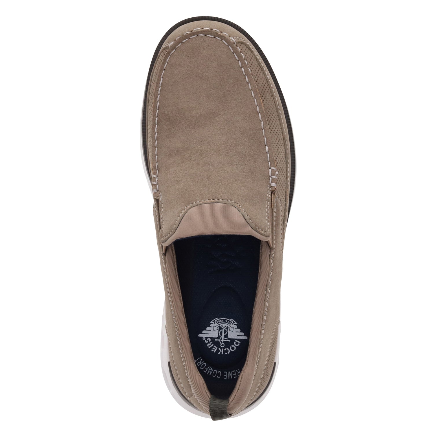 Peltz Shoes  Men's Dockers Sullivan Slip-On Taupe 90-35431