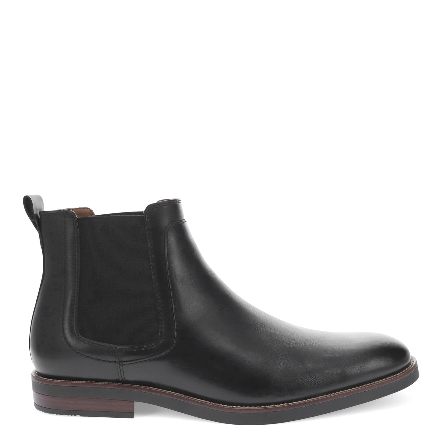 Peltz Shoes  Men's Dockers Brookside Chelsea Boot Black 90-36284