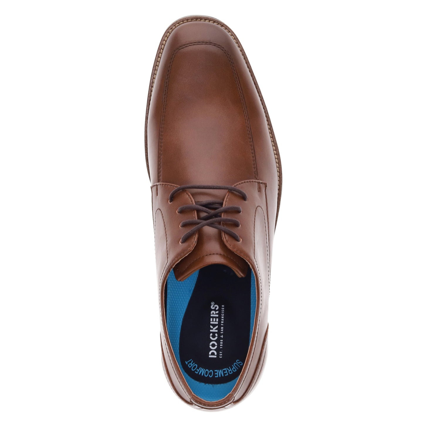 Peltz Shoes  Men's Dockers Belson Oxford Cognac 90-36292