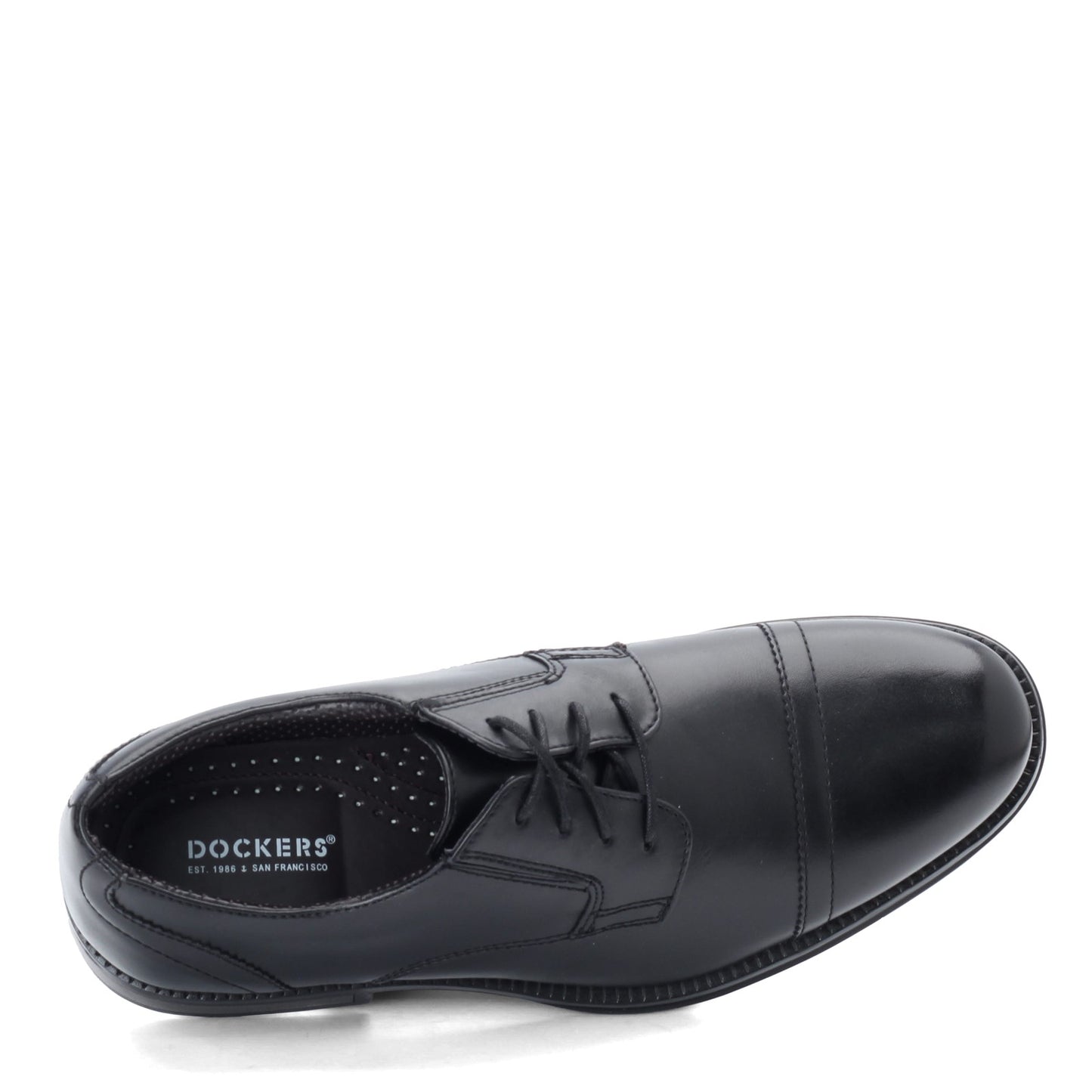 Peltz Shoes  Men's Dockers Garfield Oxford BLACK 90-36454