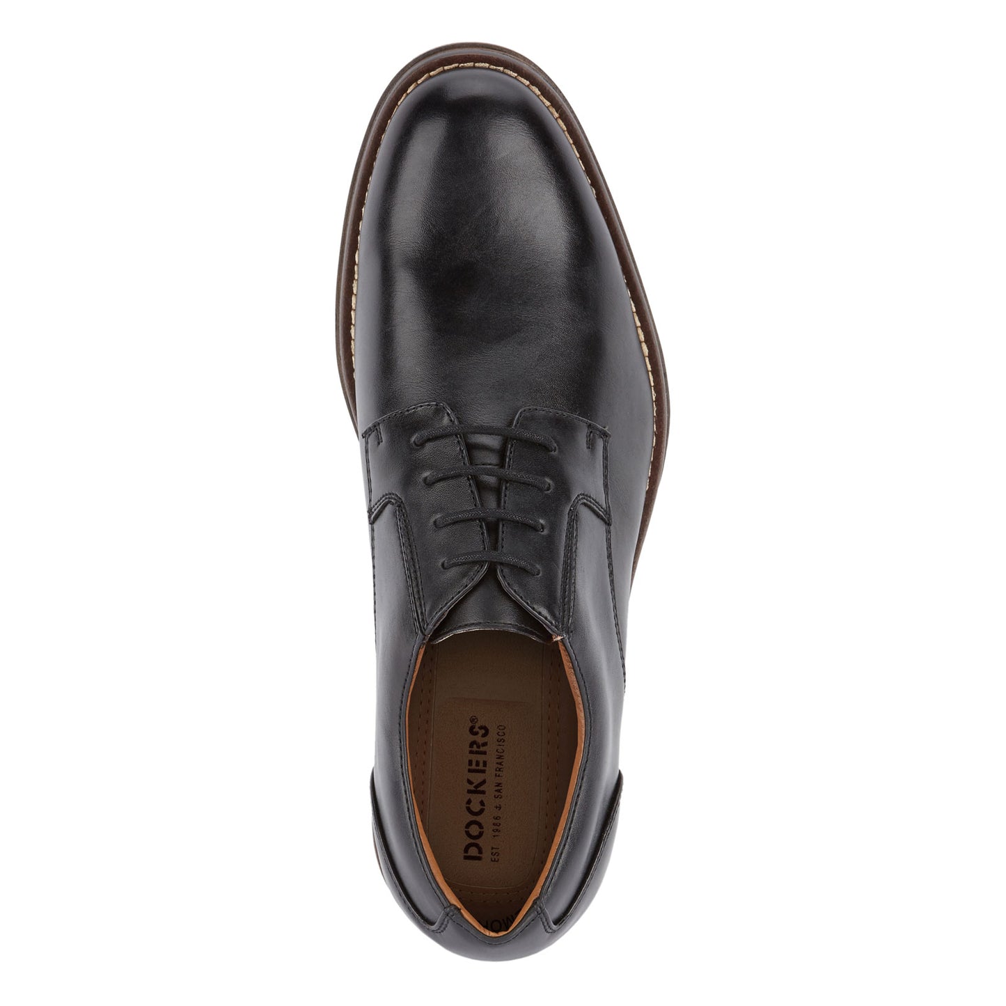 Peltz Shoes  Men's Dockers Fairway Oxford BLACK 90-36524