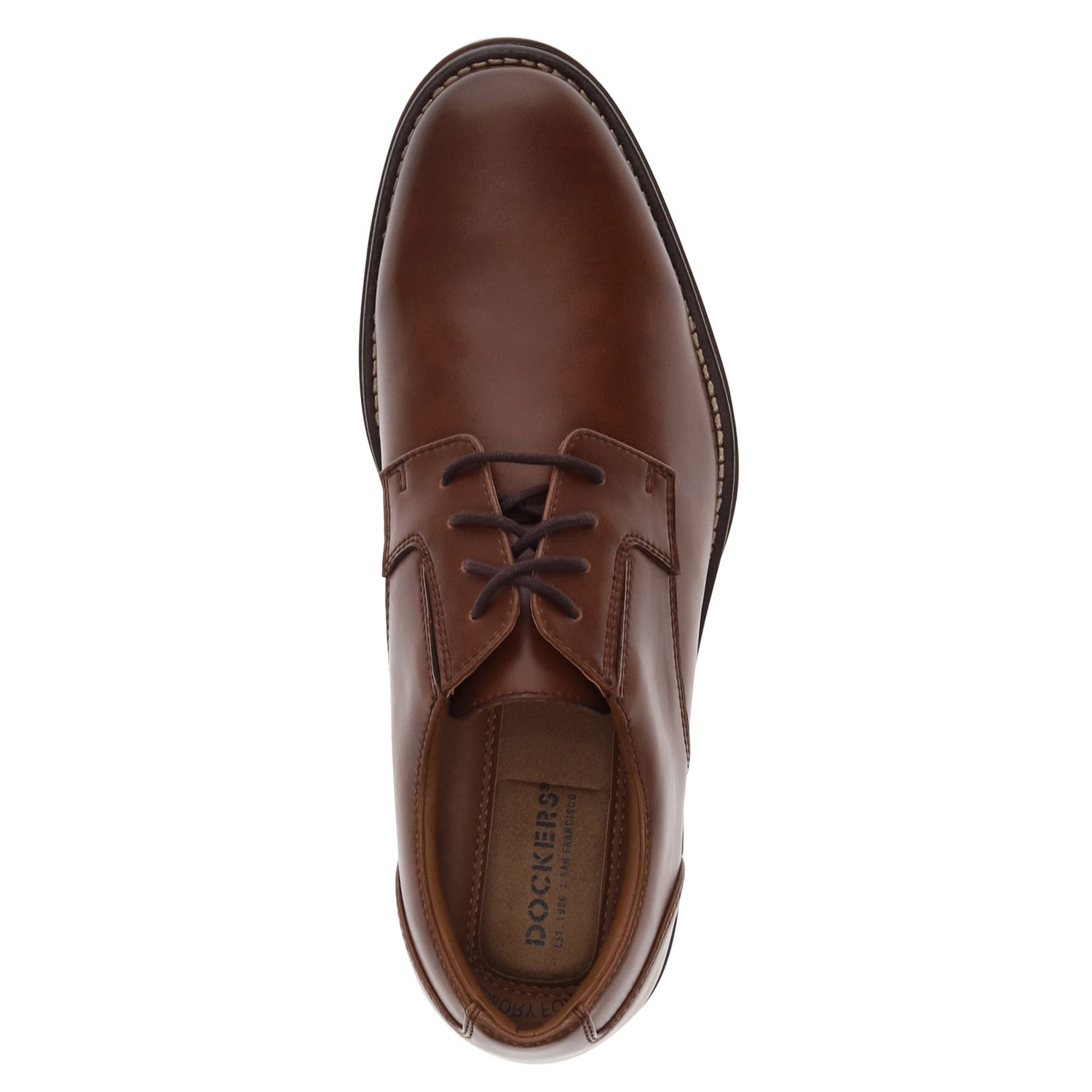 Peltz Shoes  Men's Dockers Fairway Oxford MAHOGANY 90-36896