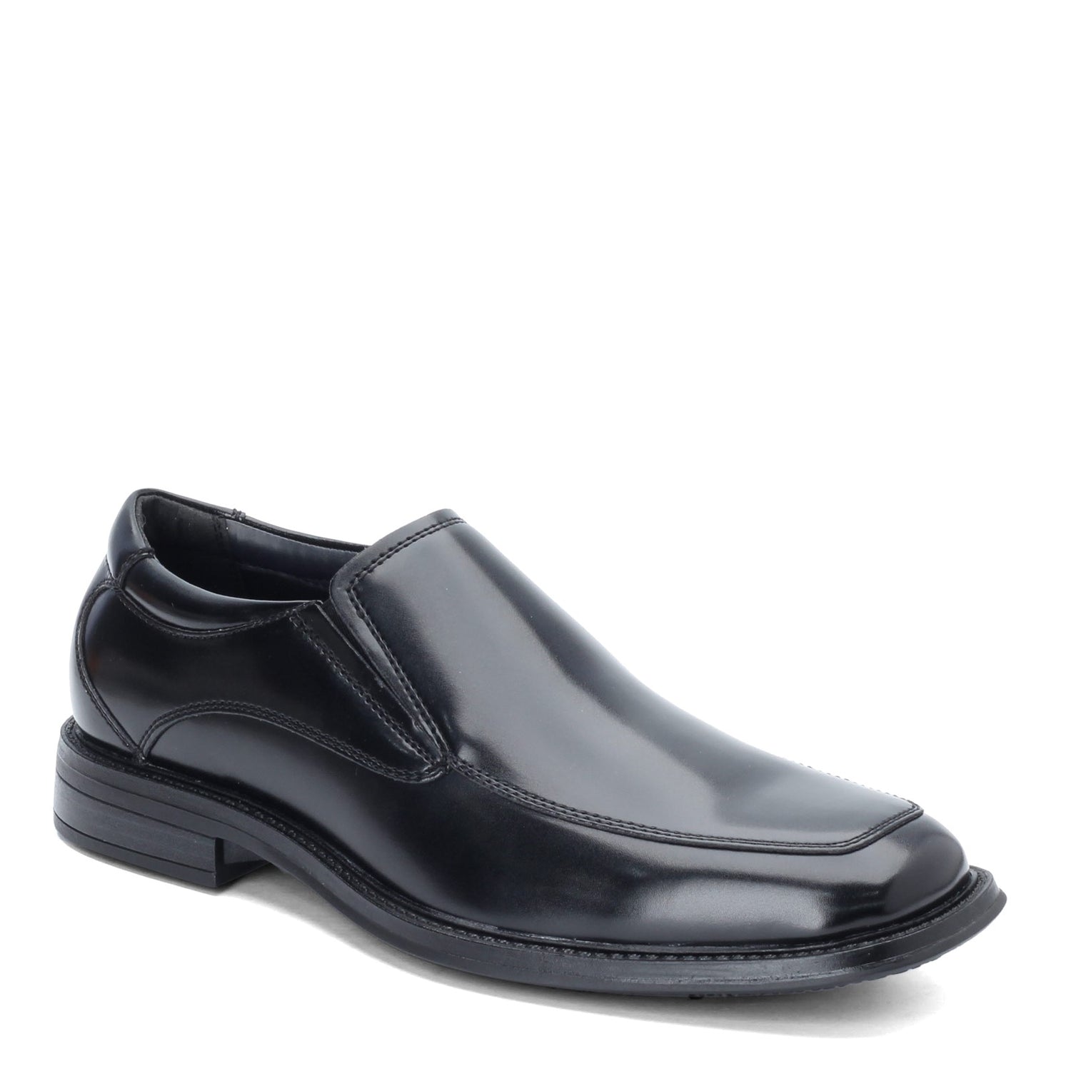 Peltz Shoes  Men's Dockers Lawton Slip Resistant Loafer BLACK 90-36974