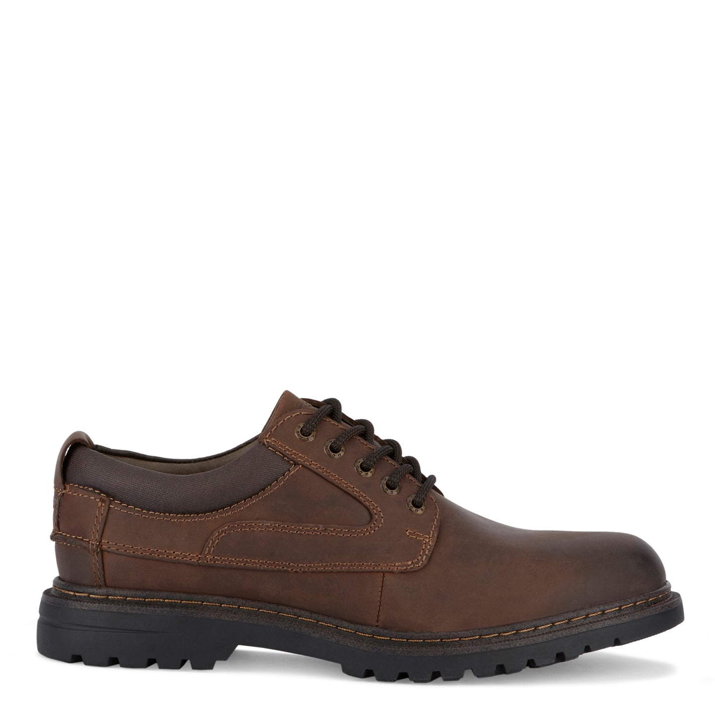 Peltz Shoes  Men's Dockers Warden Rugged Oxford RED BROWN 90-40988