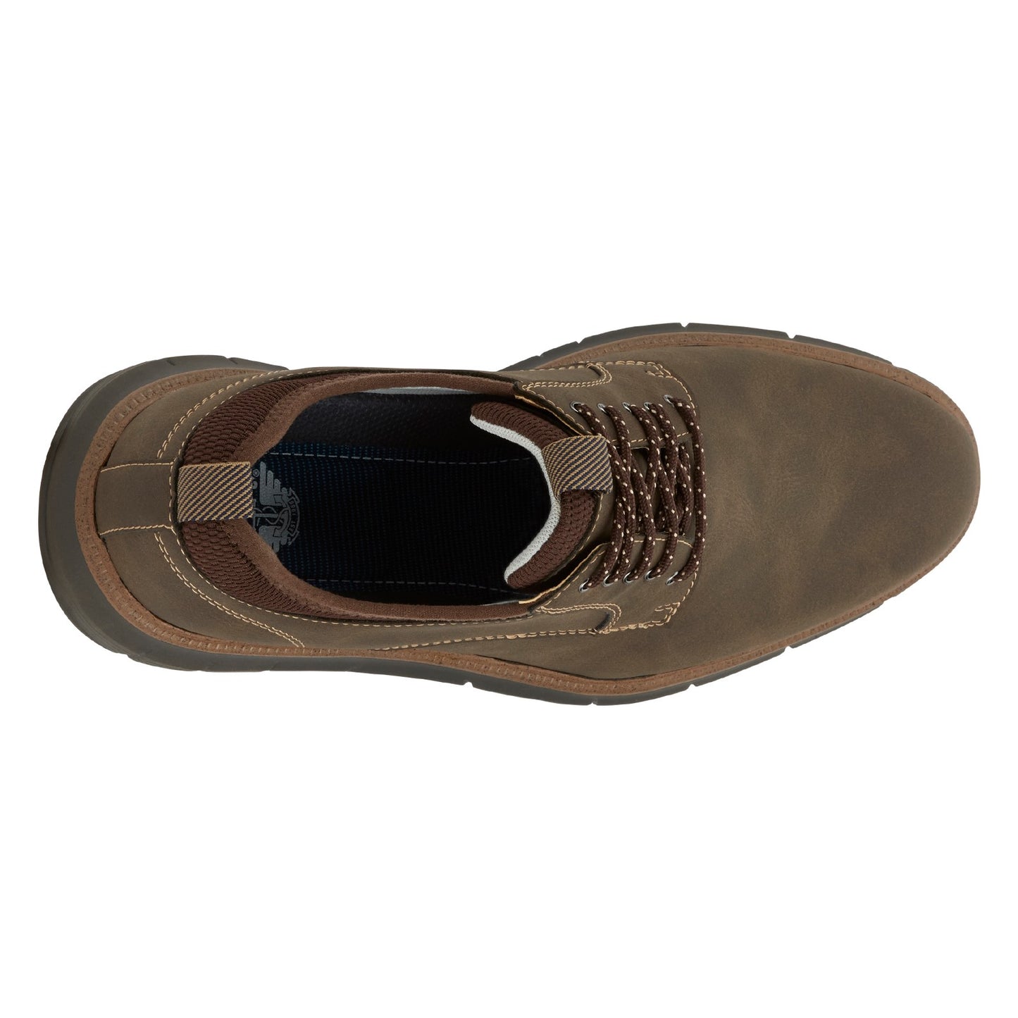 Peltz Shoes  Men's Dockers Cooper Oxford DARK BROWN 90-43707