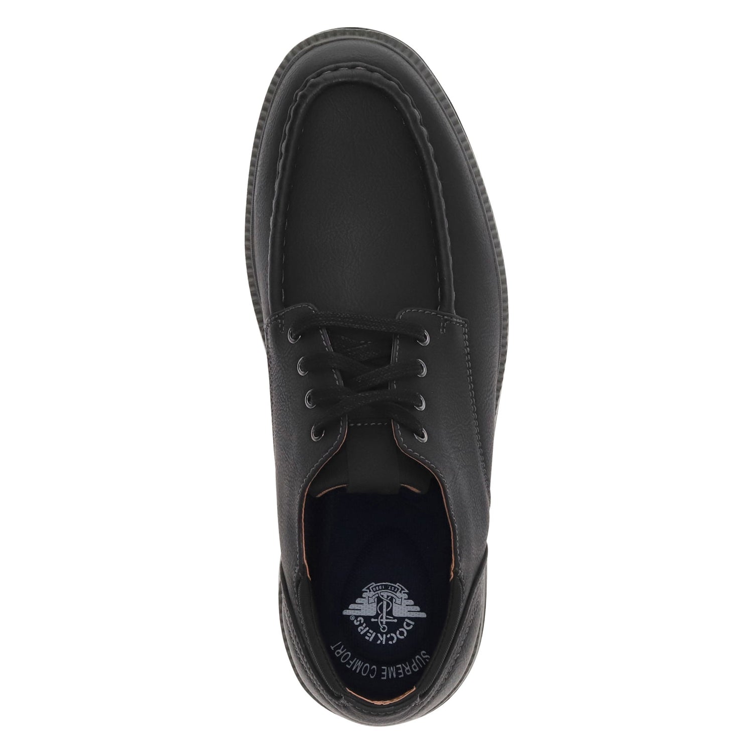 Peltz Shoes  Men's Dockers Rooney Oxford BLACK 90-44174