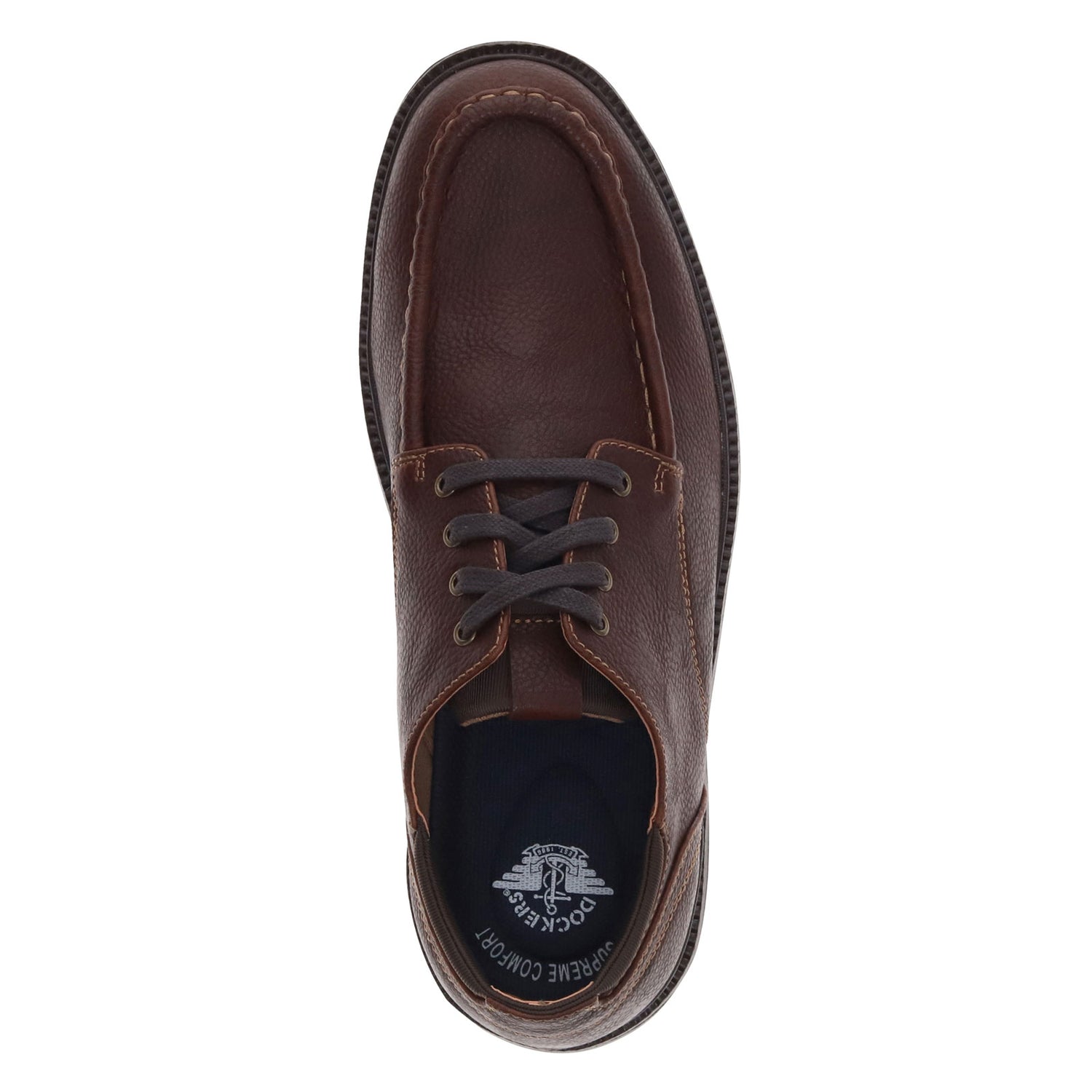 Peltz Shoes  Men's Dockers Rooney Oxford BROWN 90-44176