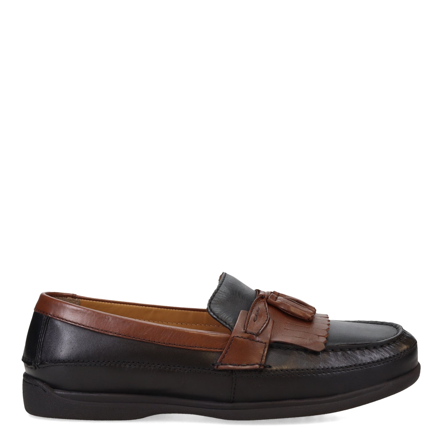 Peltz Shoes  Men's Dockers Sinclair Loafer BLACK BROWN 90-7324