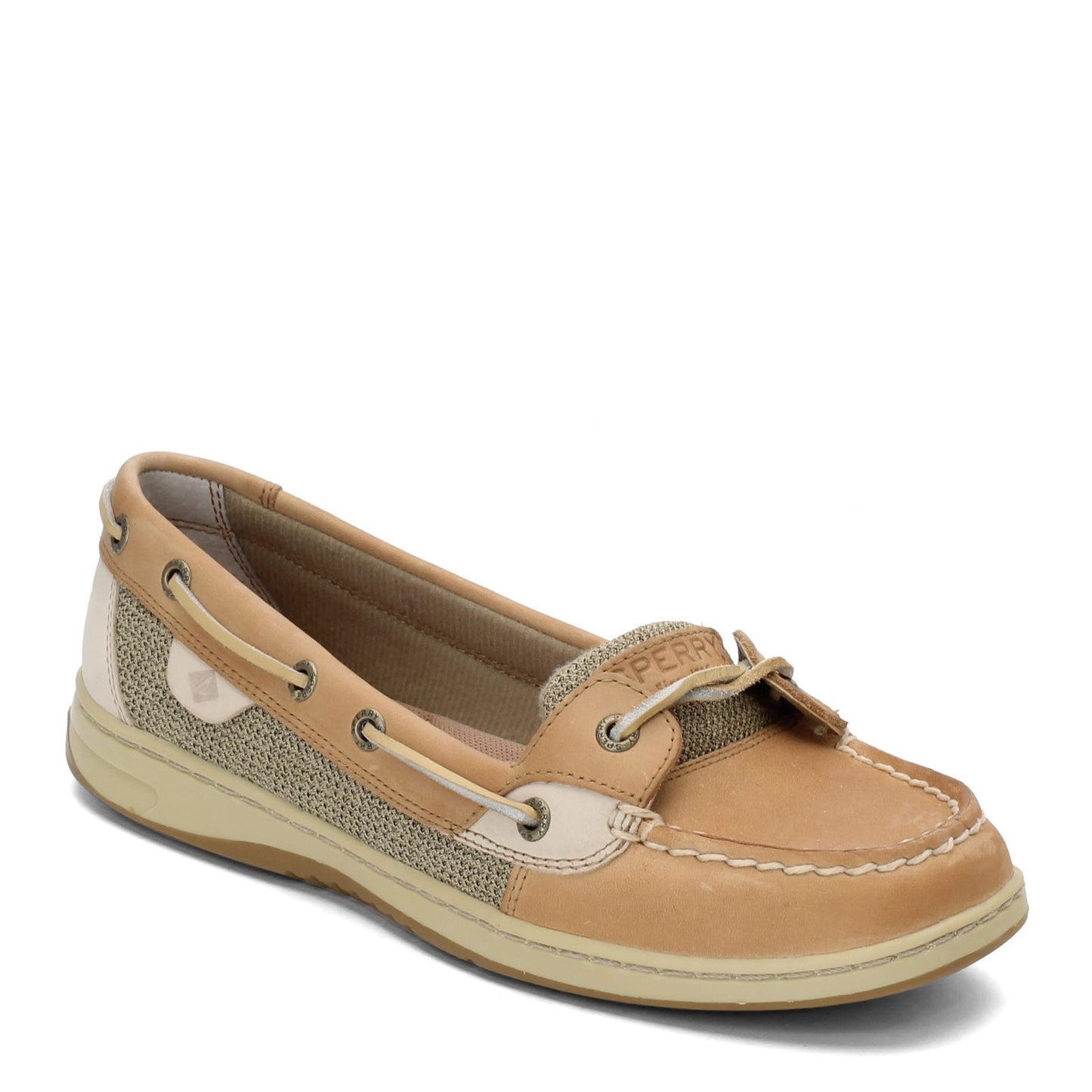 Peltz Shoes  Women's Sperry Angelfish Boat Shoe Linen/Oat 9102047