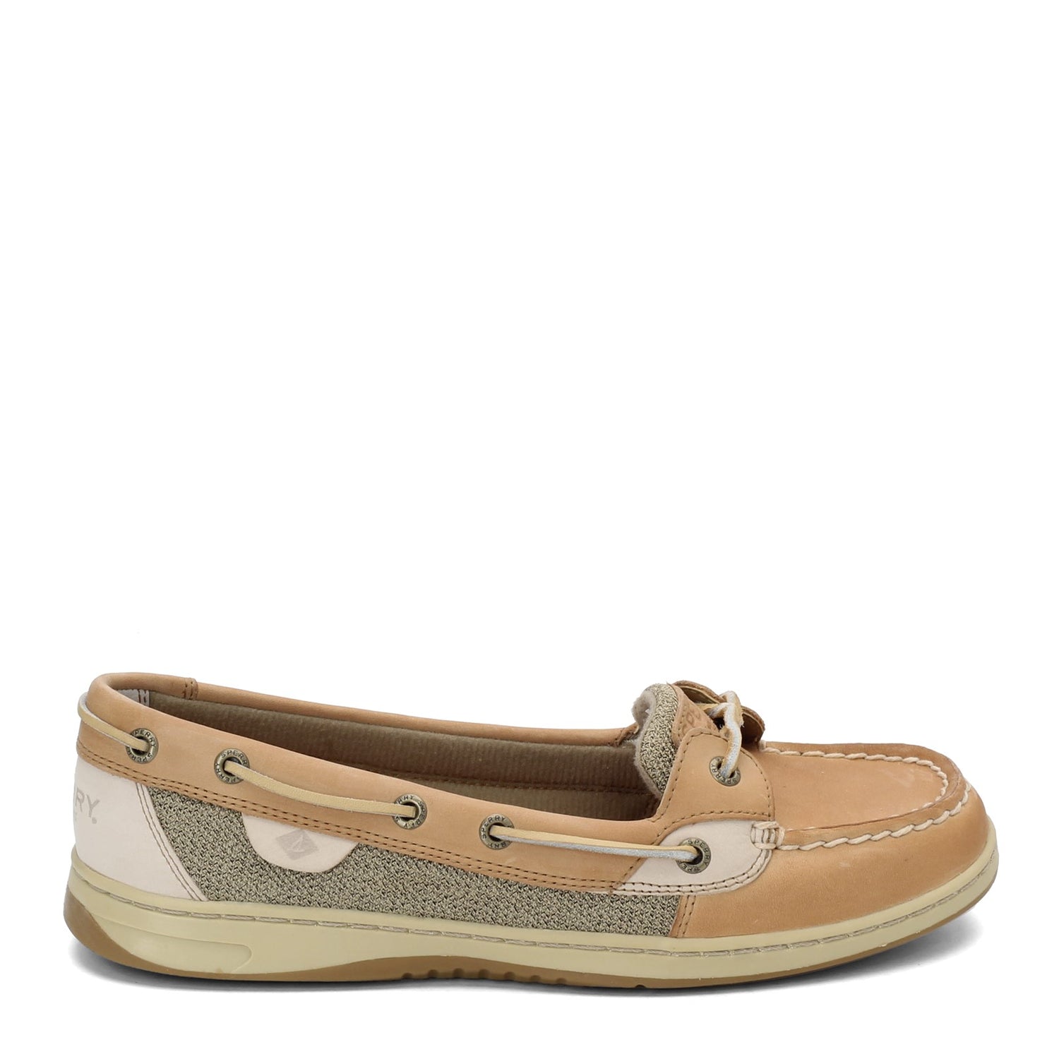 Peltz Shoes  Women's Sperry Angelfish Boat Shoe Linen/Oat 9102047