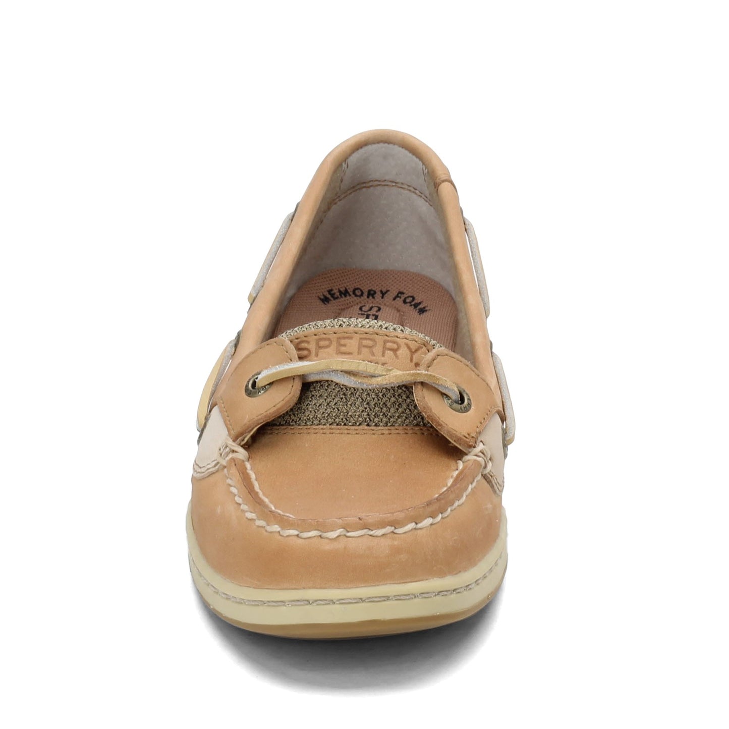 Peltz Shoes  Women's Sperry Angelfish Boat Shoe Linen/Oat 9102047