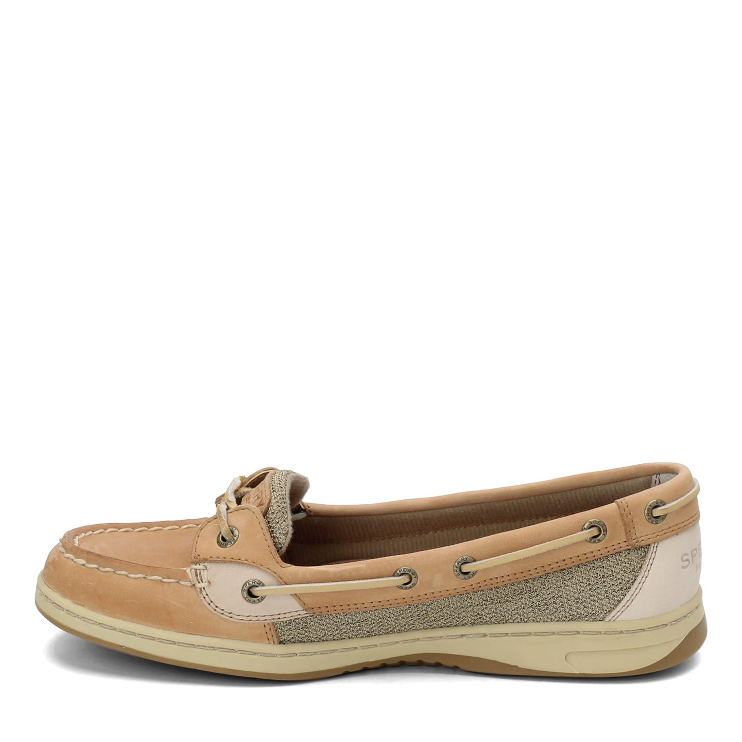 Peltz Shoes  Women's Sperry Angelfish Boat Shoe Linen/Oat 9102047