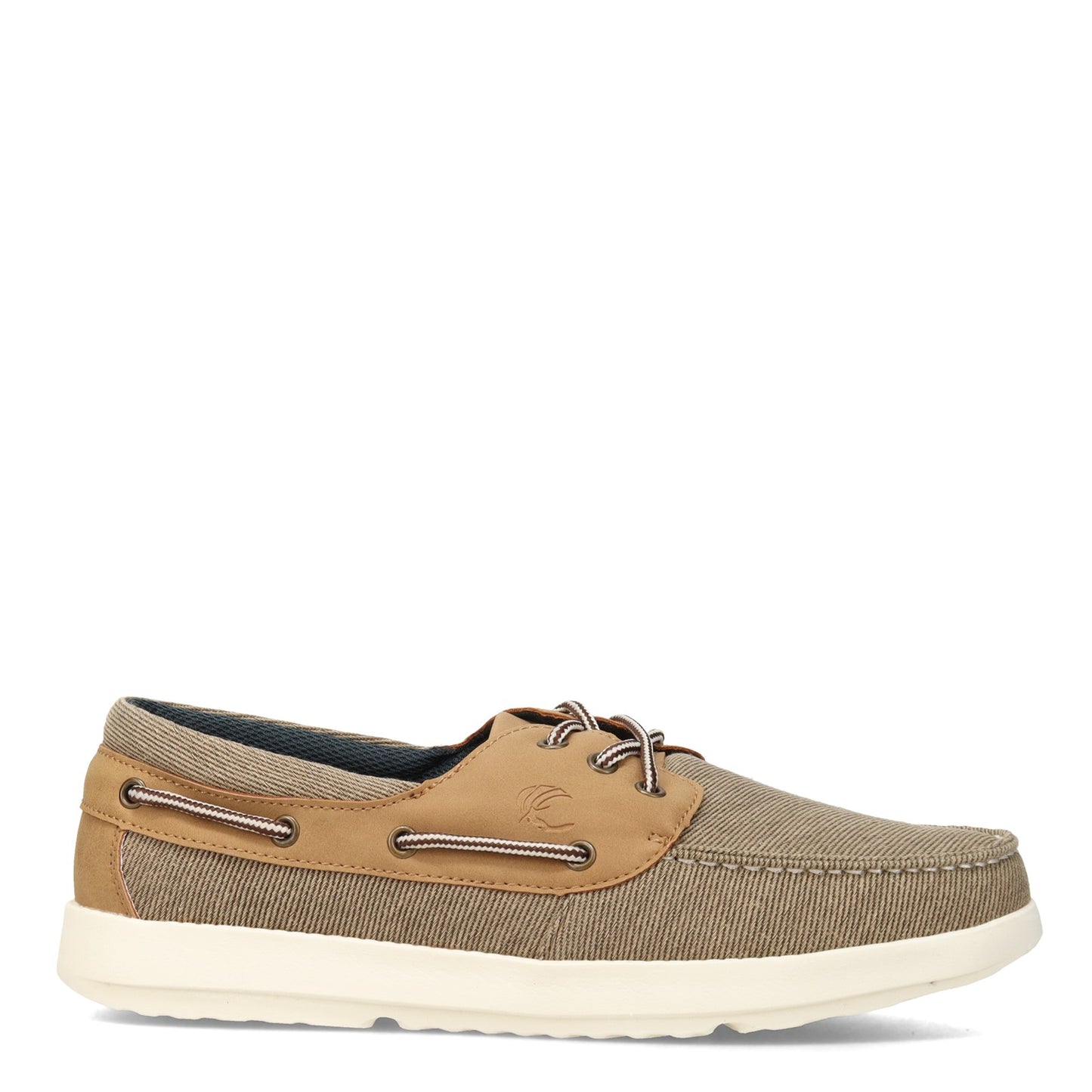 Peltz Shoes  Men's Island Surf Company Bimini Boat Shoe KHAKI 9210KHK