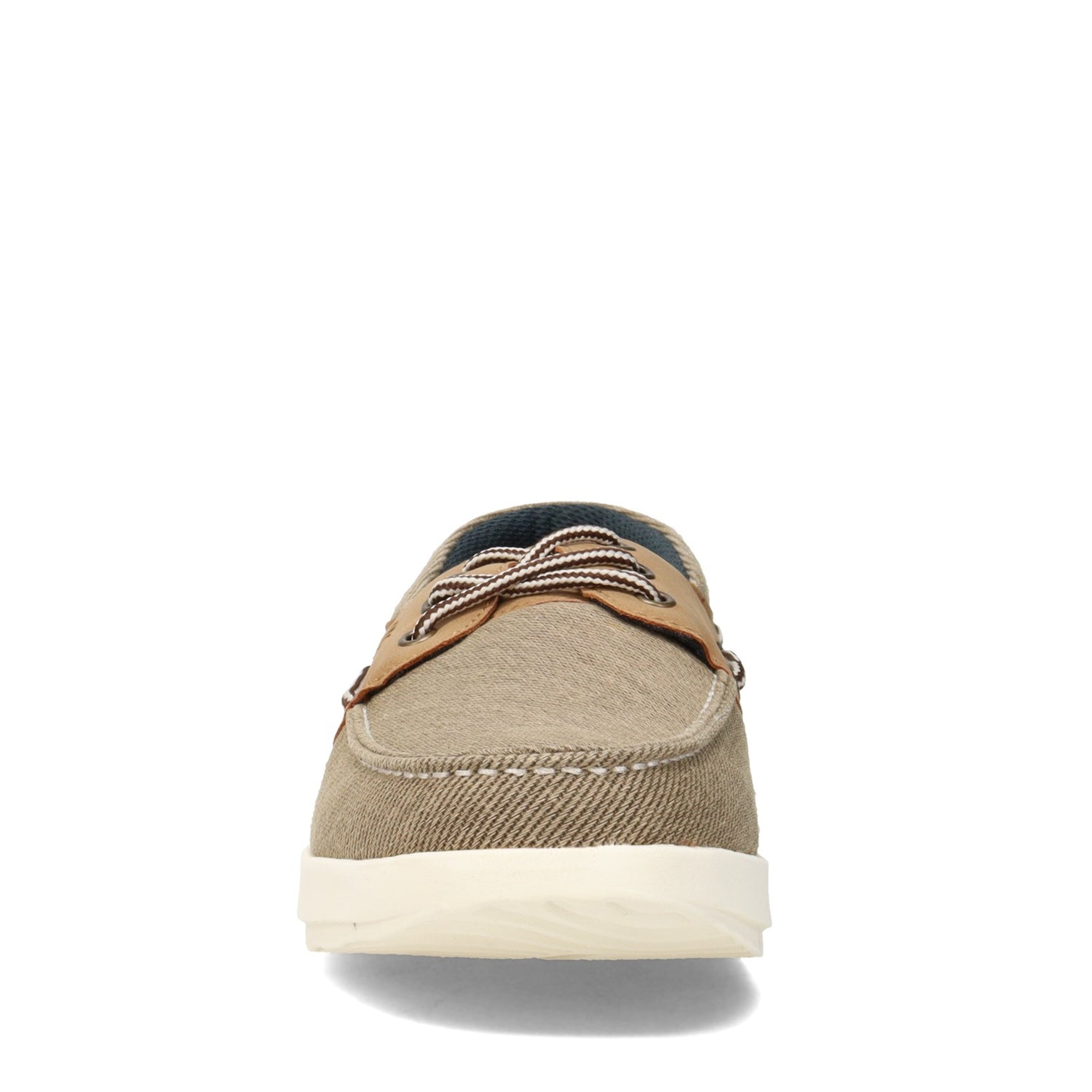 Peltz Shoes  Men's Island Surf Company Bimini Boat Shoe KHAKI 9210KHK